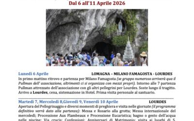 Pellegrinaggio a Lourdes