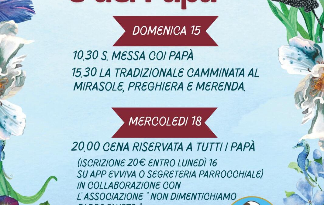 Festa di San Giuseppe e dei Papà