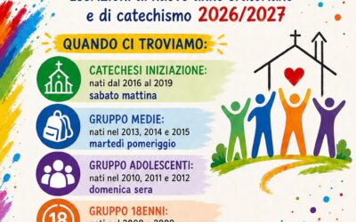 Iscrizioni catechismo 2026-2027