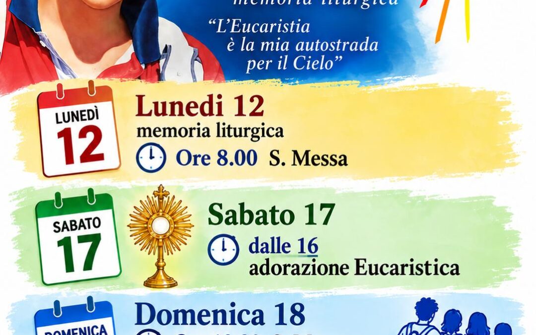 Memoria liturgica San Carlo Acutis